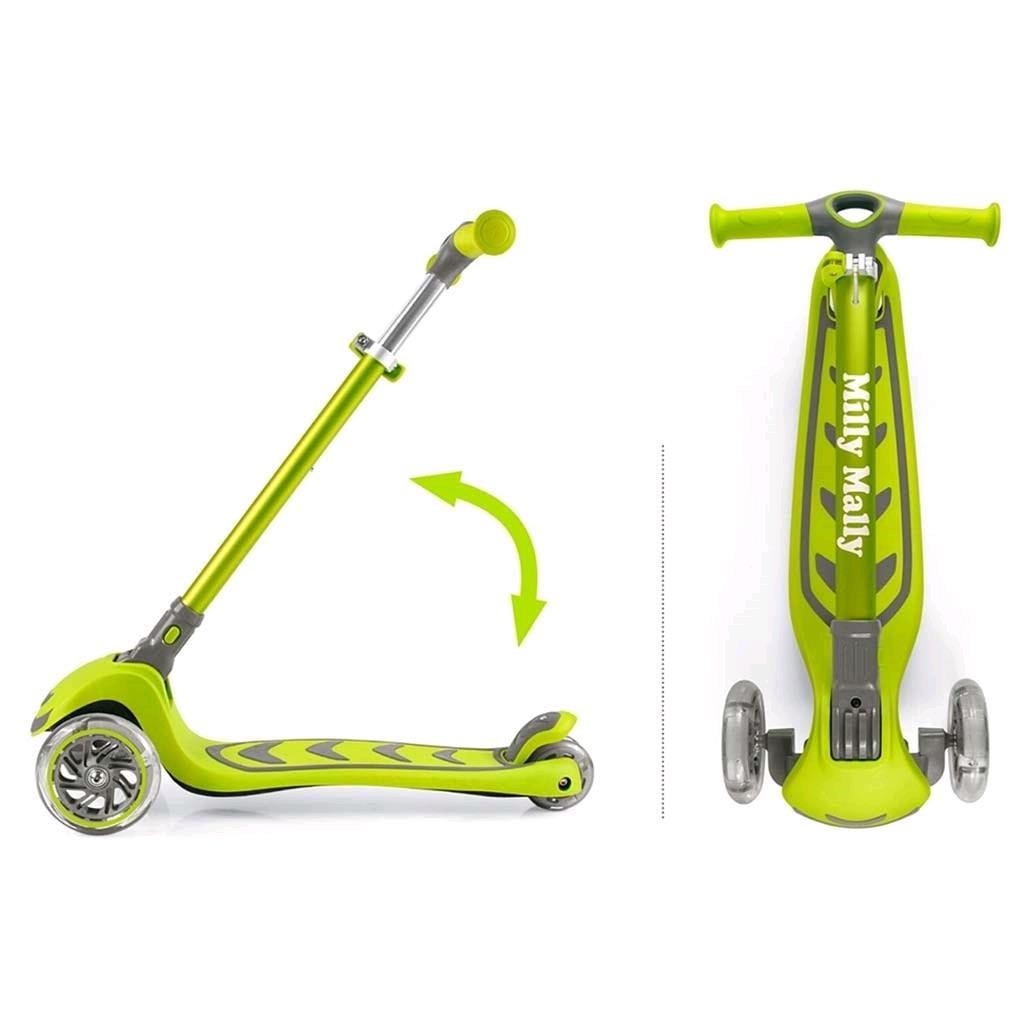 Detská kolobežka Milly Mally Scooter Boogie zelená 