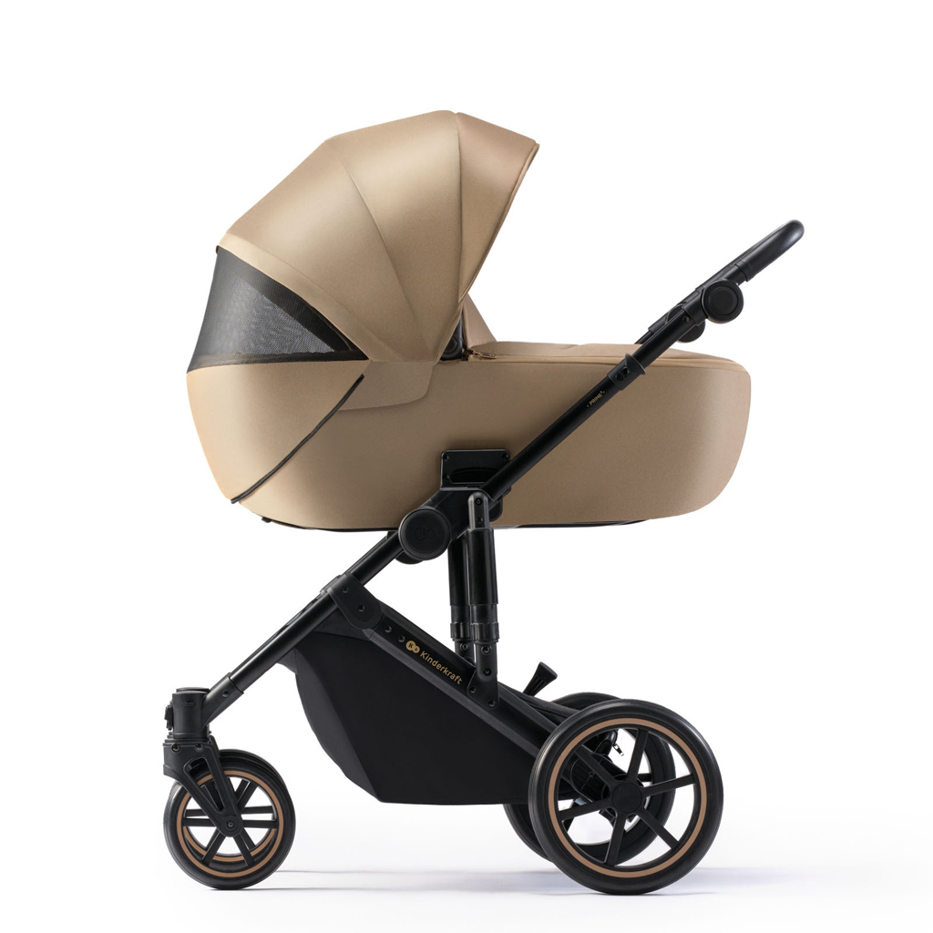 KINDERKRAFT SELECT Kočík kombinovaný 3v1 Prime 2 Sandrose Beige, Premium 