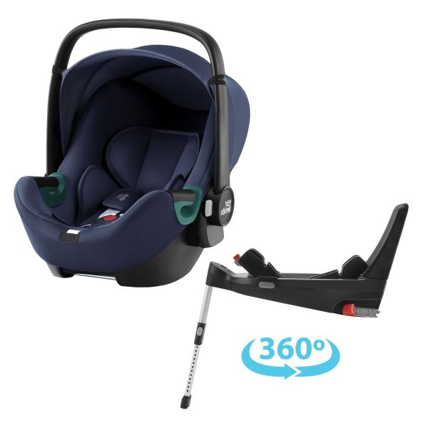 Britax-römer Autosedačka Baby-Safe 3 i-Size Flex Base 5Z Bundle, Indigo Blue 