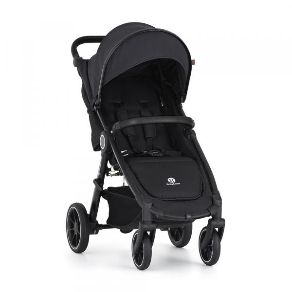 PETITE&MARS Kočík športový Street2 RWS Black Perfect Black + PETITE&MARS fusak Jibot ZADARMO 