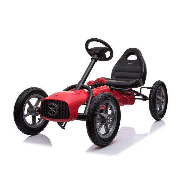 Detská šliapacia motokára Go-kart Baby Mix Buggy červená 