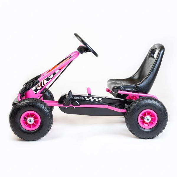 Detská šliapacia motokára Go-kart Baby Mix Razor ružová 