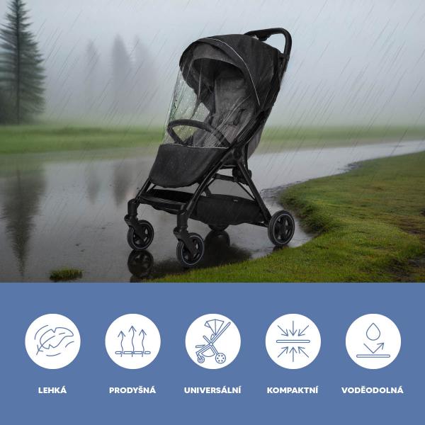 Poťah na kočík univerzálny exkluzívny, Black 