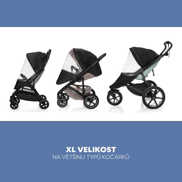 Poťah na kočík univerzálny exkluzívny, Black 