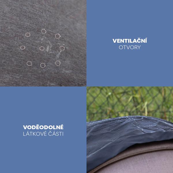 Poťah na kočík univerzálny exkluzívny, Black 