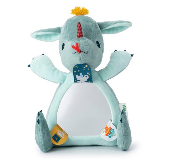 Lilliputiens – textilná hračka so zrkadielkom - dráčik Joe 