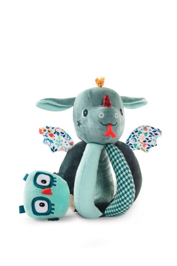 Lilliputiens - hrkálka - dráčik Joe a sova Merlin 