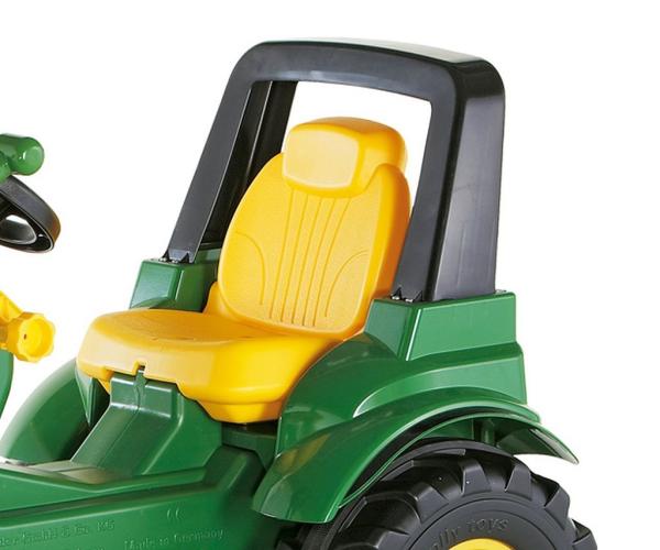 Šliapací traktor nakladač Rolly Toys John Deere Farmtrac zelený 