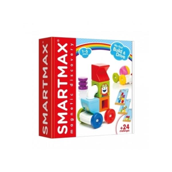 SmartMax - Moja prvá magnetická stavebnica s autom 2v1 