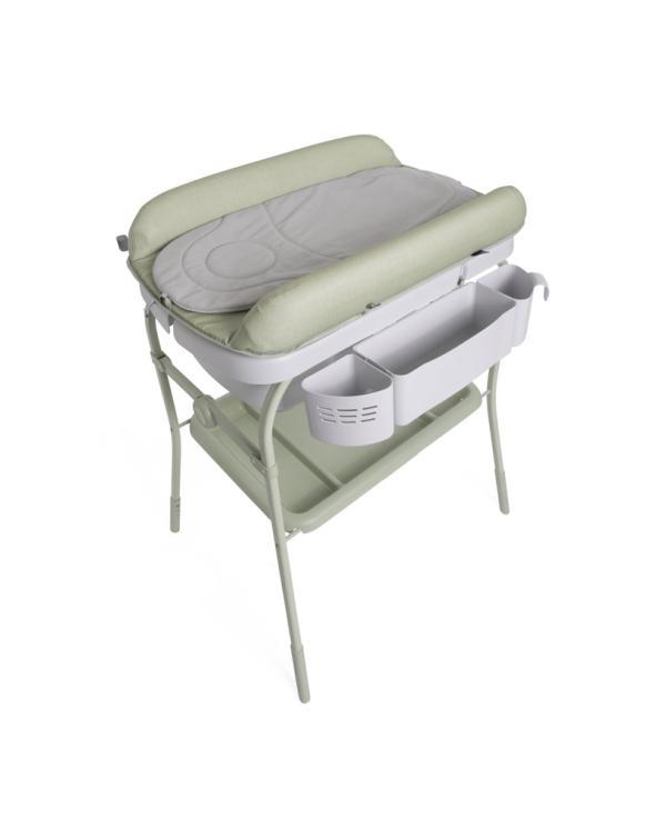 CHICCO Stolík prebaľovací s vaničkou Cuddle & Bubble - Oasis 0m+, do 11kg 