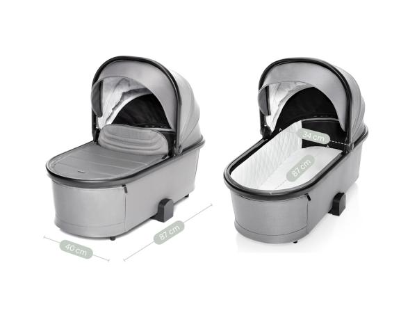 Zopa Set Športový kočík Move Cross 3 + korba XL 3 + adaptéry, Ivory Beige 