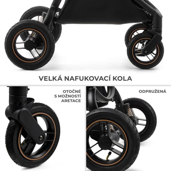 KINDERKRAFT Kočík športový Mitzy Air Black 
