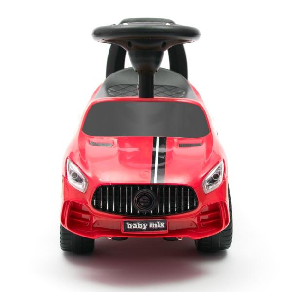 Detské odrážadlo so zvukom Baby Mix RACER červené 