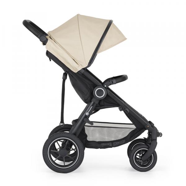 PETITE&MARS Kočík športový Street2 Air Black Sahara Beige + PETITE&MARS fusak Jibot ZADARMO 