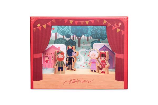 Lilliputiens - magnetické divadlo - Červená Čiapočka 