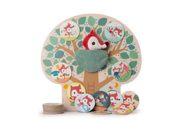 Lilliputiens - magnetický výukový strom - môj deň s líškou Alicou 