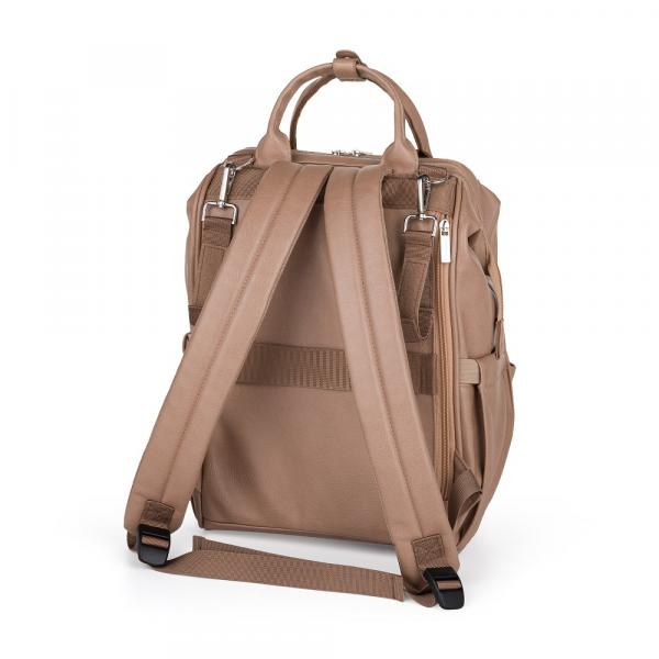 PETITE&MARS Batoh prebaľovací na kočík Jasper Camel Beige 