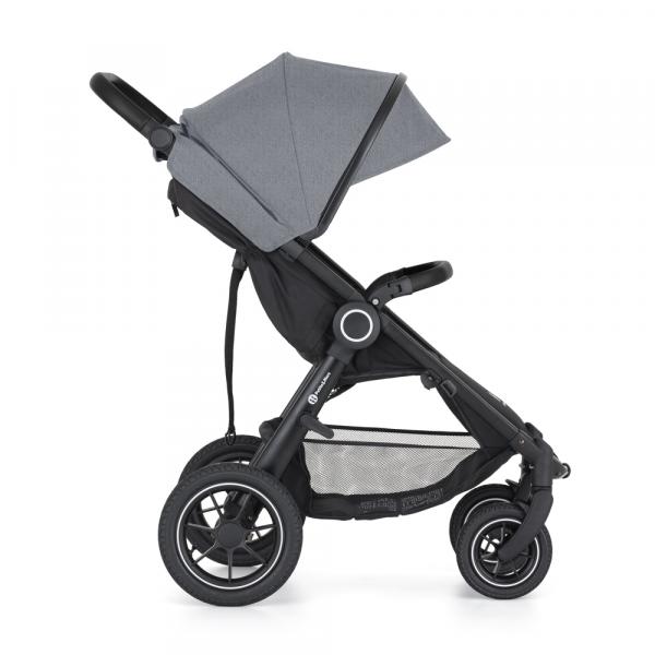 PETITE&MARS Kočík športový Street2 Air Black Ultimate Grey + PETITE&MARS fusak Jibot ZADARMO 