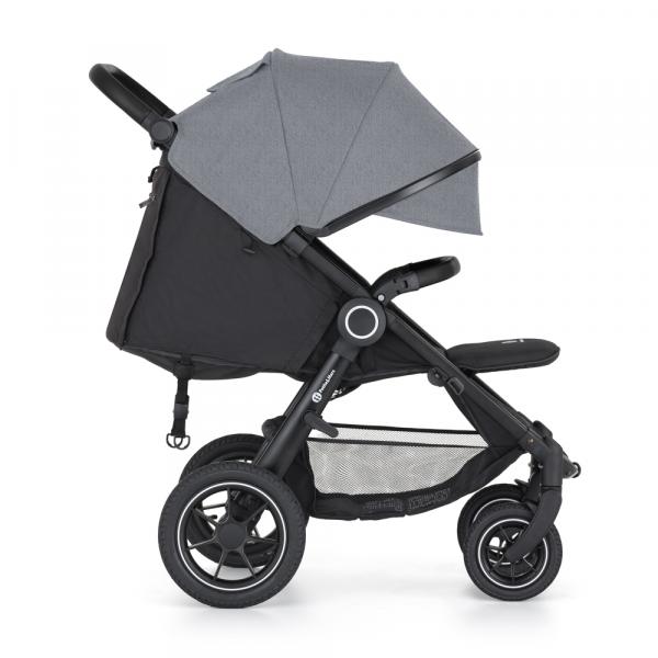 PETITE&MARS Kočík športový Street2 Air Black Ultimate Grey 