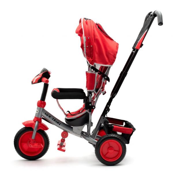 Detská trojkolka so svetlami Baby Mix Lux Trike červená 