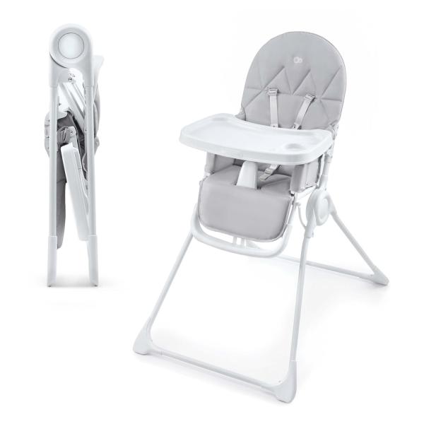KINDERKRAFT Stolička jedálenská Binci Light Grey 