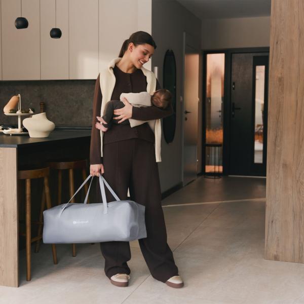 KINDERKRAFT Ohrádka pre deti skladacia Ziki Light Grey 