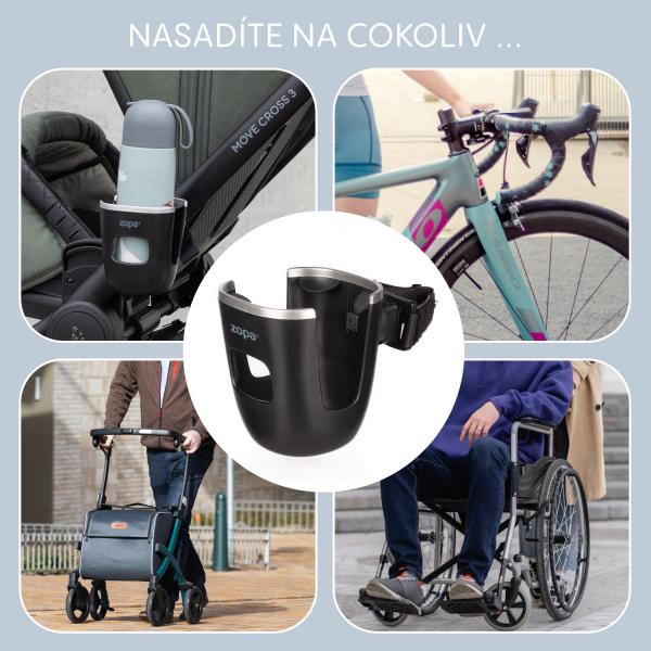 Zopa Držiak na nápoje pre kočík Ultra, Black 