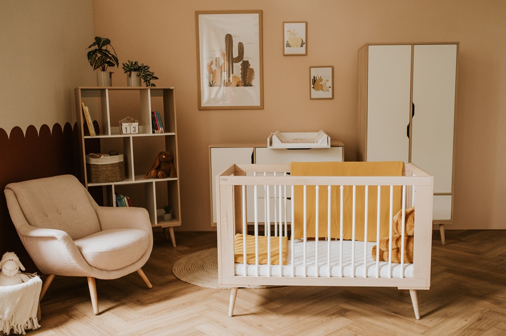 KLUPS Postieľka detská Sofie 120x60 cm buk 