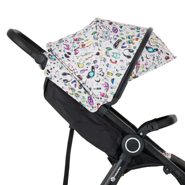 PETITE&MARS Strieška ku kočíku Street2 Limited 100 Tattoo 