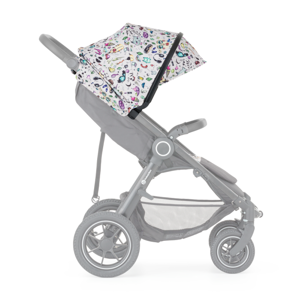 PETITE&MARS Strieška ku kočíku Street2 Limited 100 Tattoo 