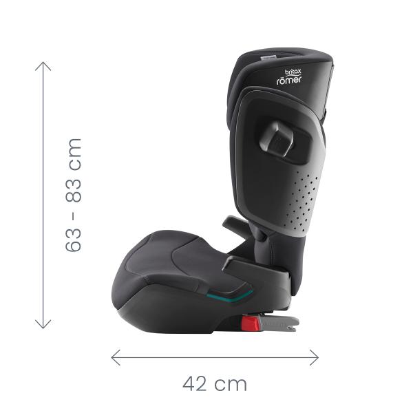 Autosedačka Kidfix Pro Classic, Space Black 