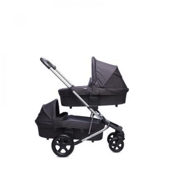 EASYWALKER Vanička Twin na kočík Harvey Coal Black 