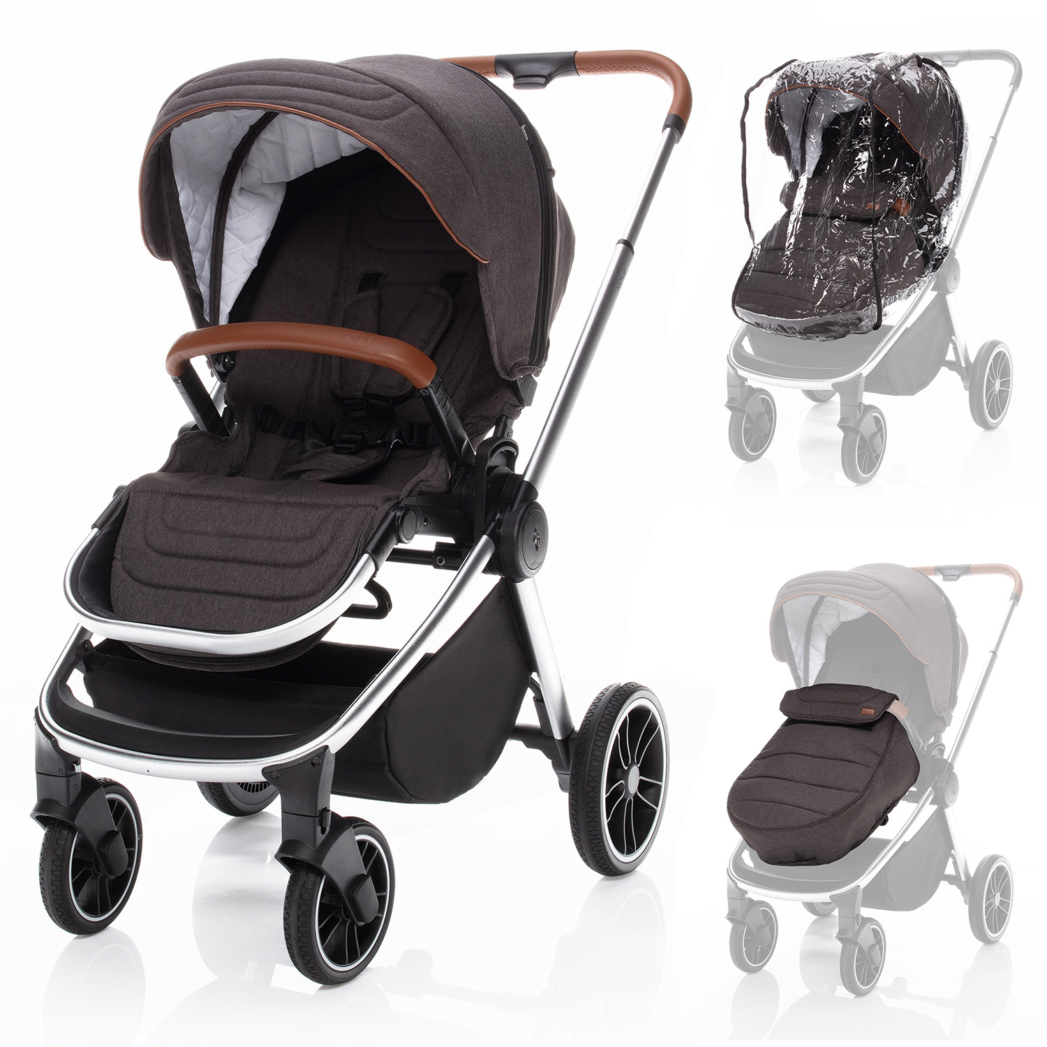 Zopa Športový kočík Move, Rocky Grey/Silver 
