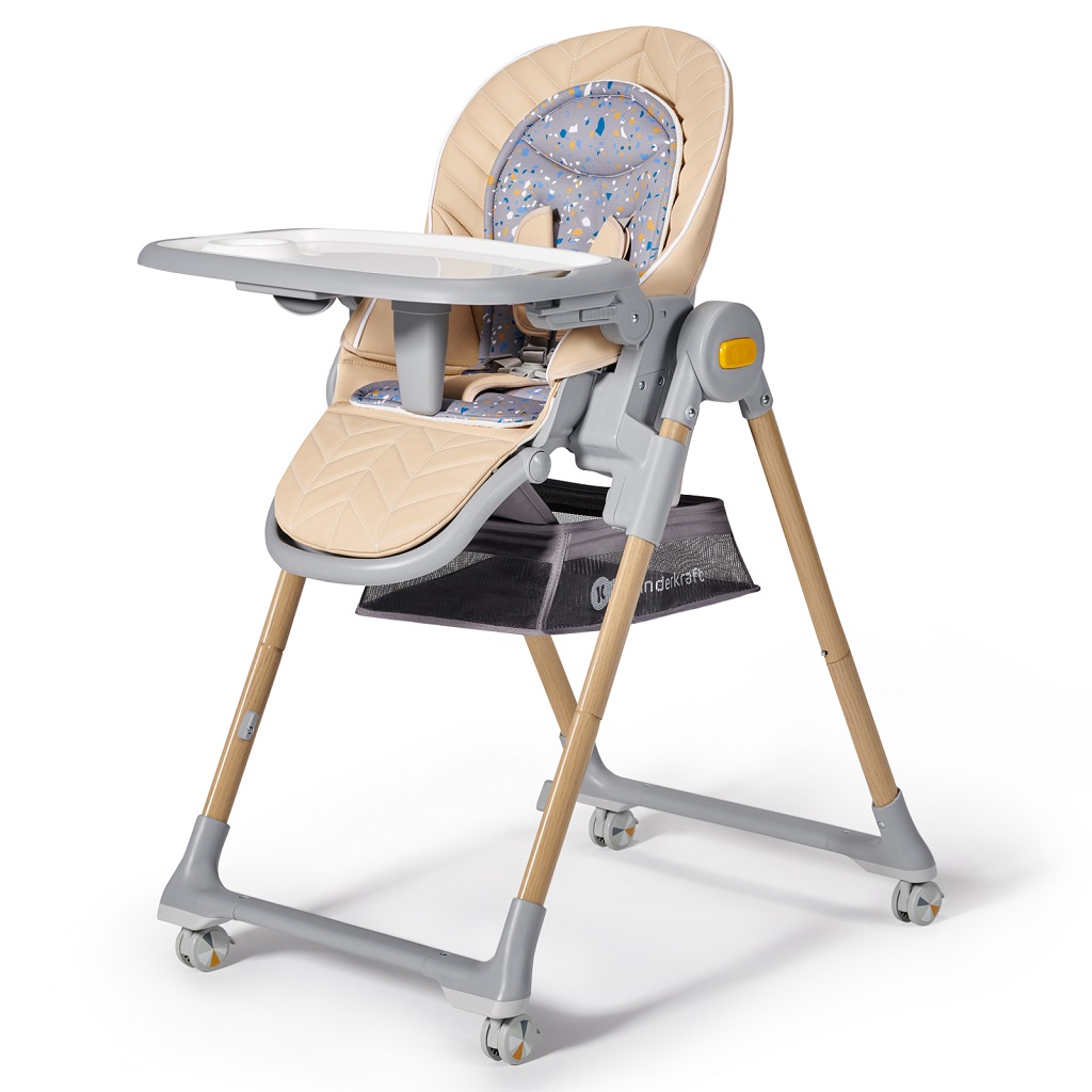 KINDERKRAFT SELECT Stolička jedálenská Lastree Wood, Premium 