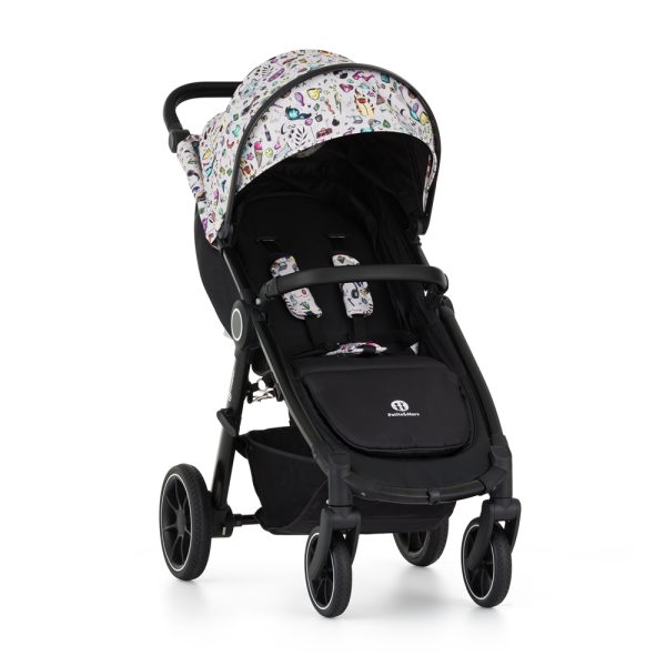 PETITE&MARS Kočík športový Street2 RWS Black Limited 100 Tattoo 