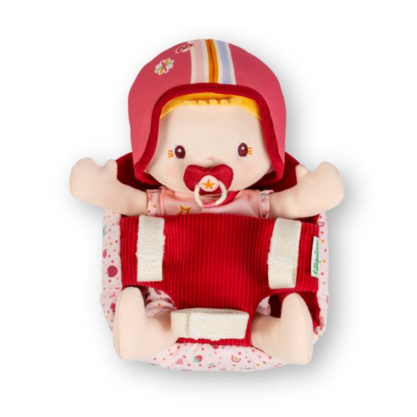 Lilliputiens – látková hračka na bicykel – bábika Lena 