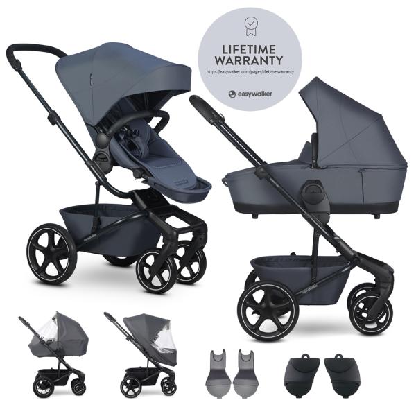 EASYWALKER Set XL kočík kombinovaný Harvey NXT s príslušenstvom Deep Blue 