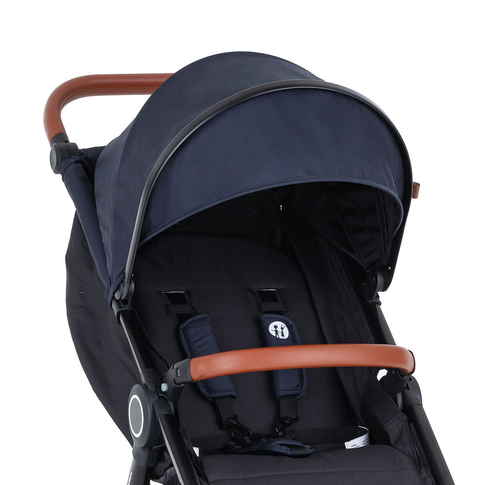 PETITE&MARS Strieška + polstrovanie Street+ Anthracite Blue 