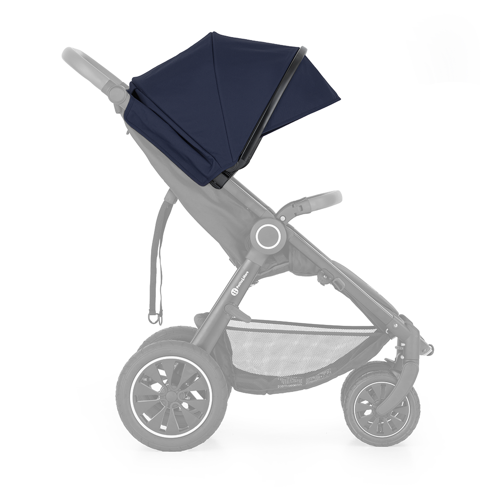 PETITE&MARS Strieška + polstrovanie Street+ Anthracite Blue 