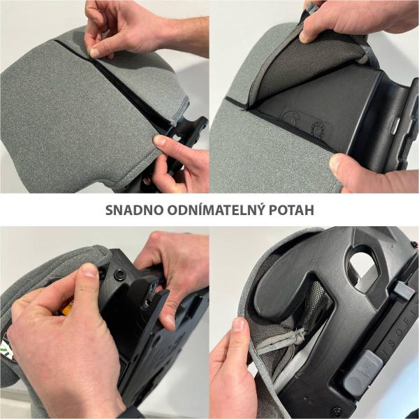 Autosedačka iBooster i-Size, Boss Grey 