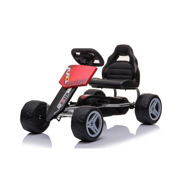 Detská šliapacia motokára Go-kart Baby Mix Speedy červená 