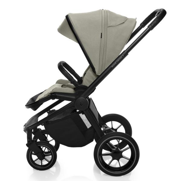 Zopa Set kočík Move Cross 3 + hlboká korba  Move XL 3 + autosedačka + báza, Boss Grey 