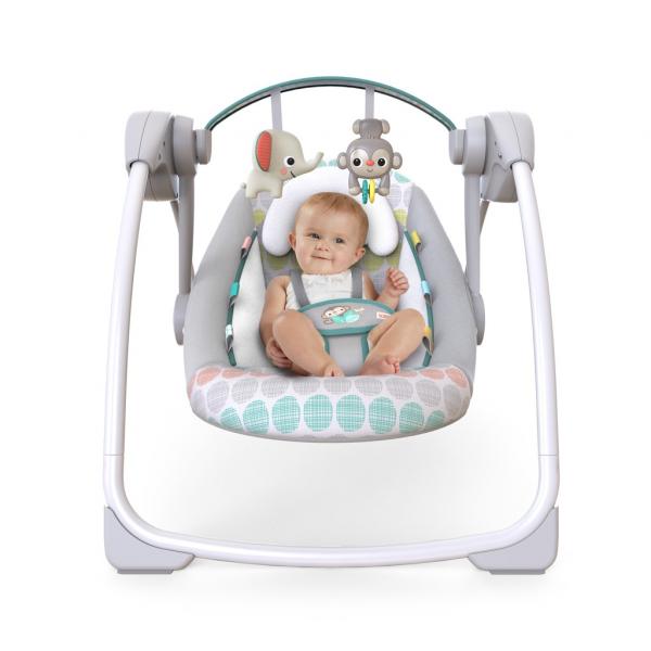 BRIGHT STARTS Lehátko s melódiou Whimsical Wild 0m+, do 9 kg,2025 