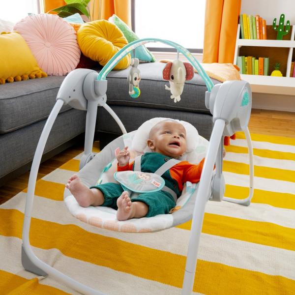 BRIGHT STARTS Lehátko s melódiou Whimsical Wild 0m+, do 9 kg,2025 