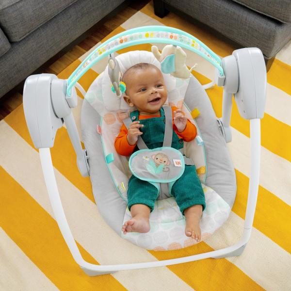 BRIGHT STARTS Lehátko s melódiou Whimsical Wild 0m+, do 9 kg,2025 