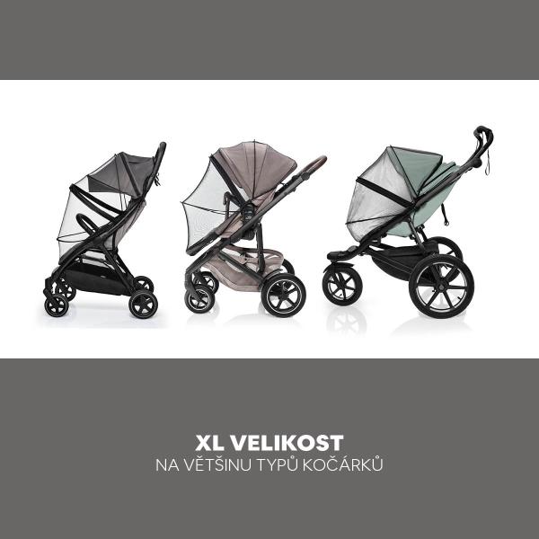 Moskytiéra na kočík universal exclusive, Black 