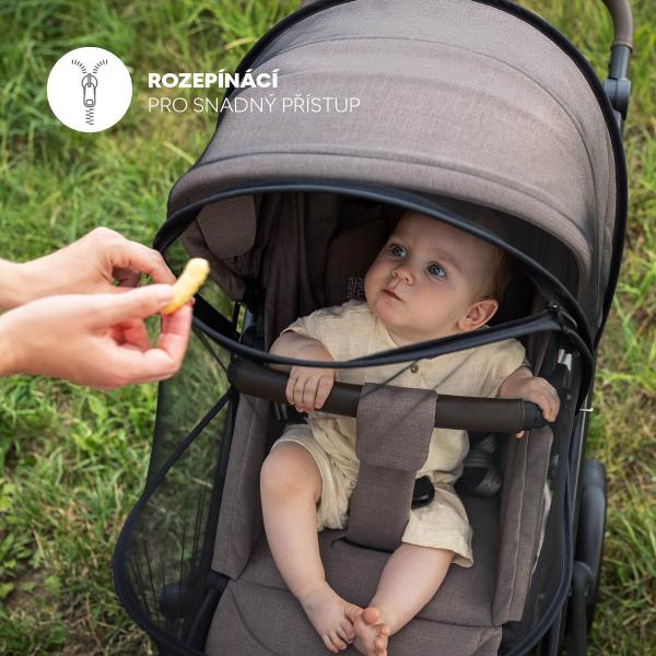 Moskytiéra na kočík universal exclusive, Black 