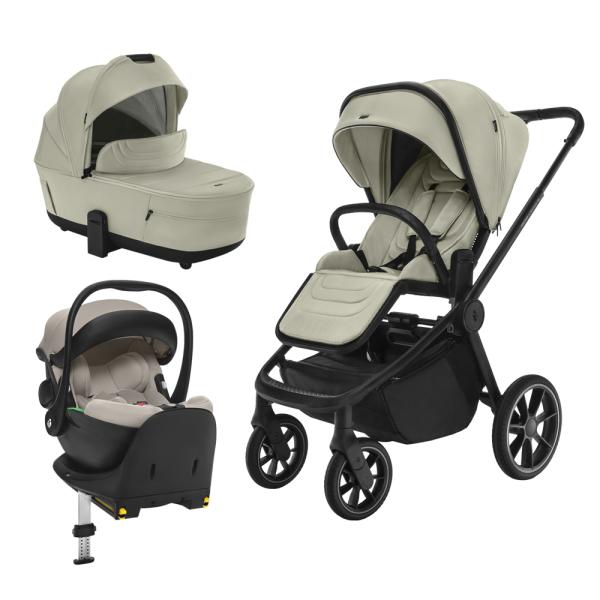 Set kočík Move Cross 5 + hlboká korba Move XL 5 + autosedačka XM podľa vlastného výberu + báza, Boss Grey 