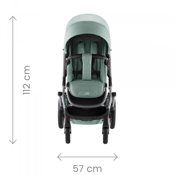 Britax-römer Set kočík Smile 5Z+hlboká korba+autosedačka Baby-Safe PRO+Vario Base 5Z Classic, Midnight Grey 