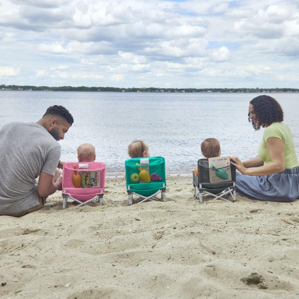 BRIGHT STARTS Stolička jedálenská prenosná Pop 'N Sit™ 6m+ do 15kg 